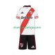 Camisola CA River Plate Criança Equipamento Primeiro 2025-2026 Manga Curta